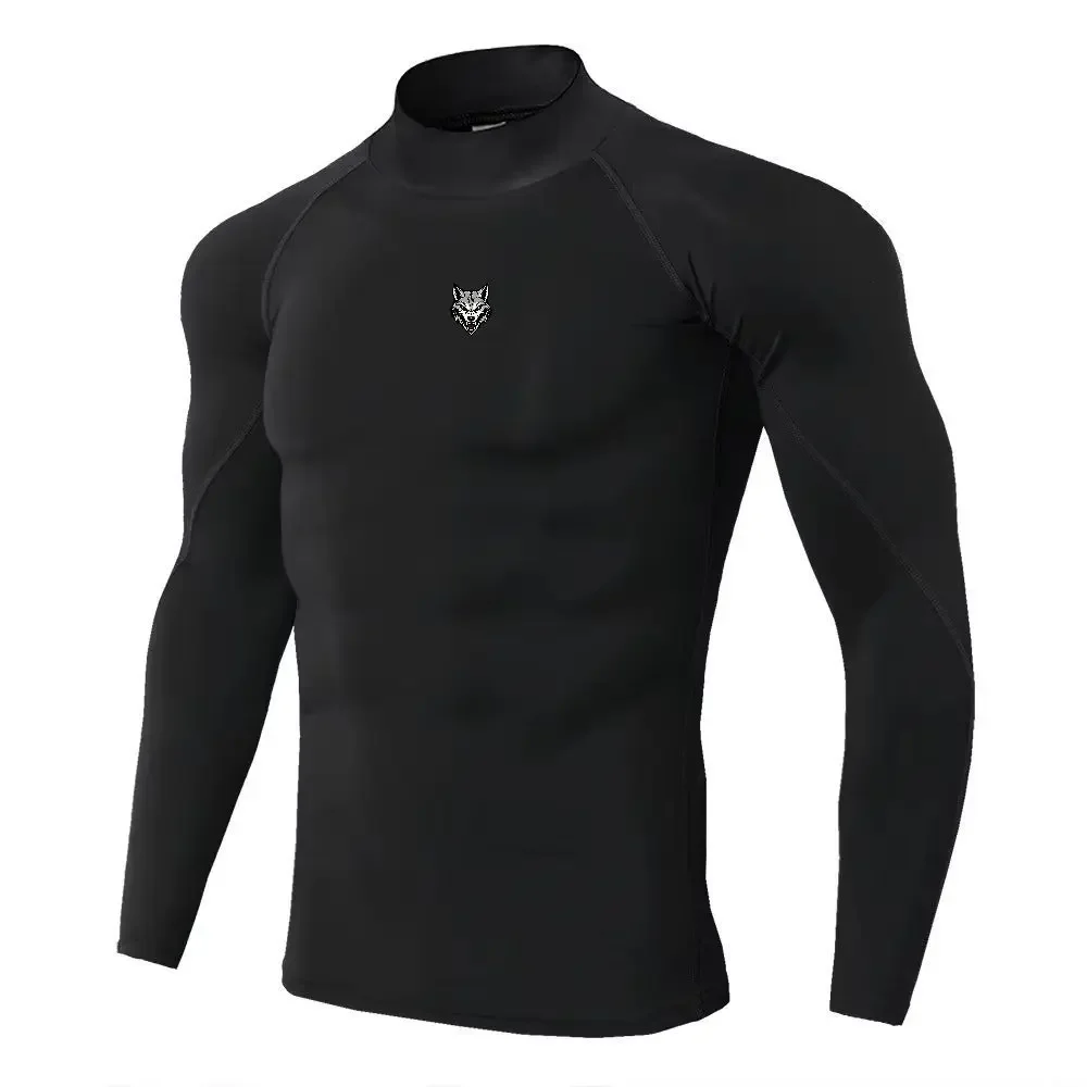 Men Sport T-shirt Quick Dry Bodybuilding Running Shirt Long Sleeve Compression Top Gym T Shirt Men Fitness Tight Men Underwear view 3
