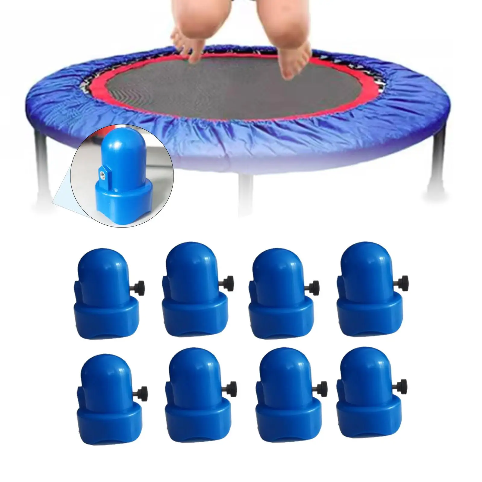

8Pcs Trampoline Enclosure Pole Caps Trampoline Rod Caps for Garden Outdoor
