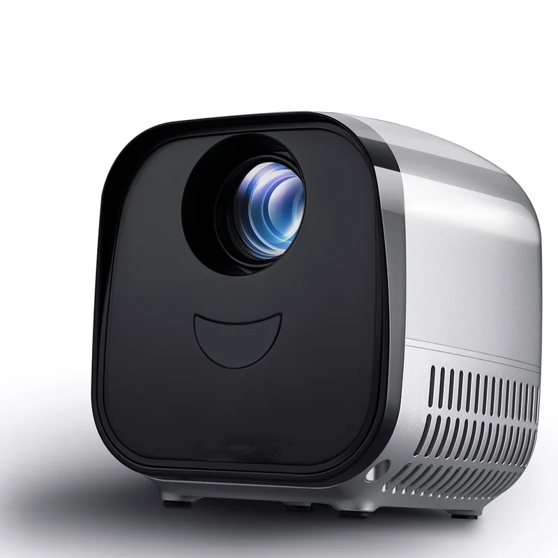Portable Projector 1000 Lumens Light Emitting Diode Home Portable Video Projector 2021 Hot L1 Silver 320x240p Home LCD