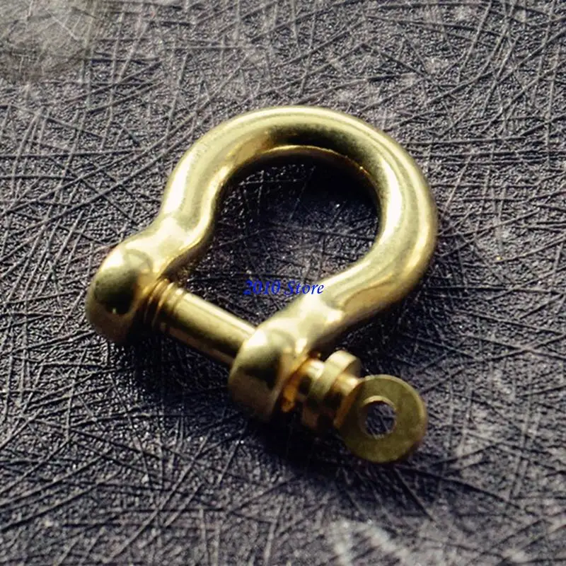 F3MF 5Pcs Brass Closures for Apparel Bags Secure Connectors Metal Locking Crafting Accessories