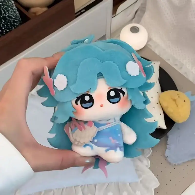 Muñeca de algodón Doria de 10 cm, adorable peluche suave con estampado de anime, colgante para bolso, para coleccionistas de anime y amigos.