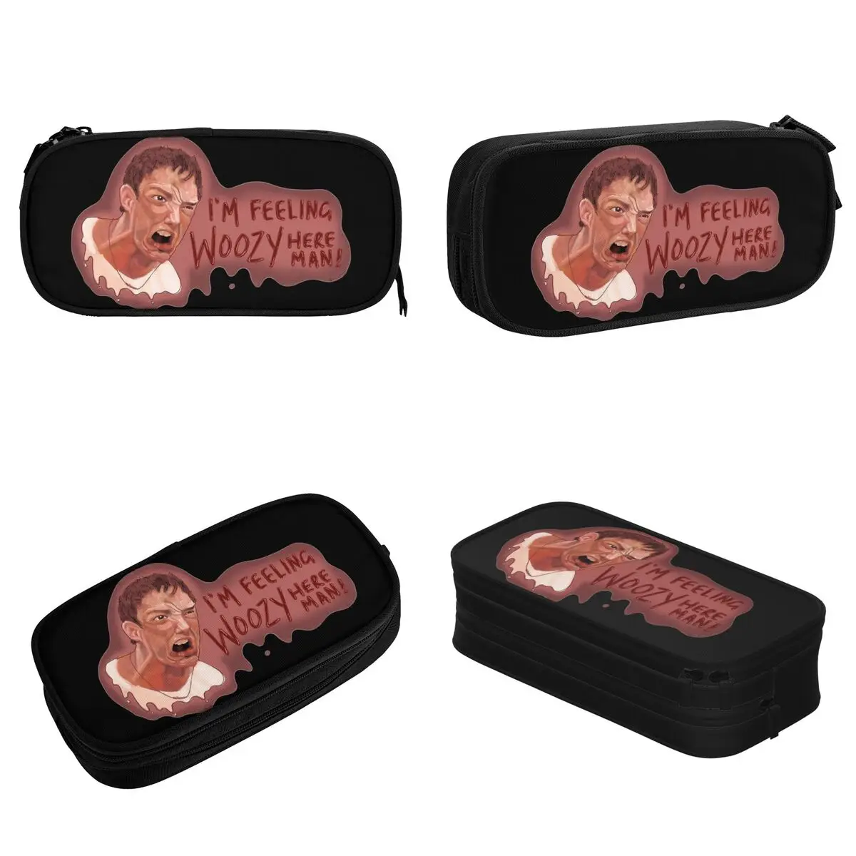 Cute Screaming Woozy Stu Macher Pencil Case Pencilcases Pen Box Kids Large Storage Bag Students School Gifts Stationery