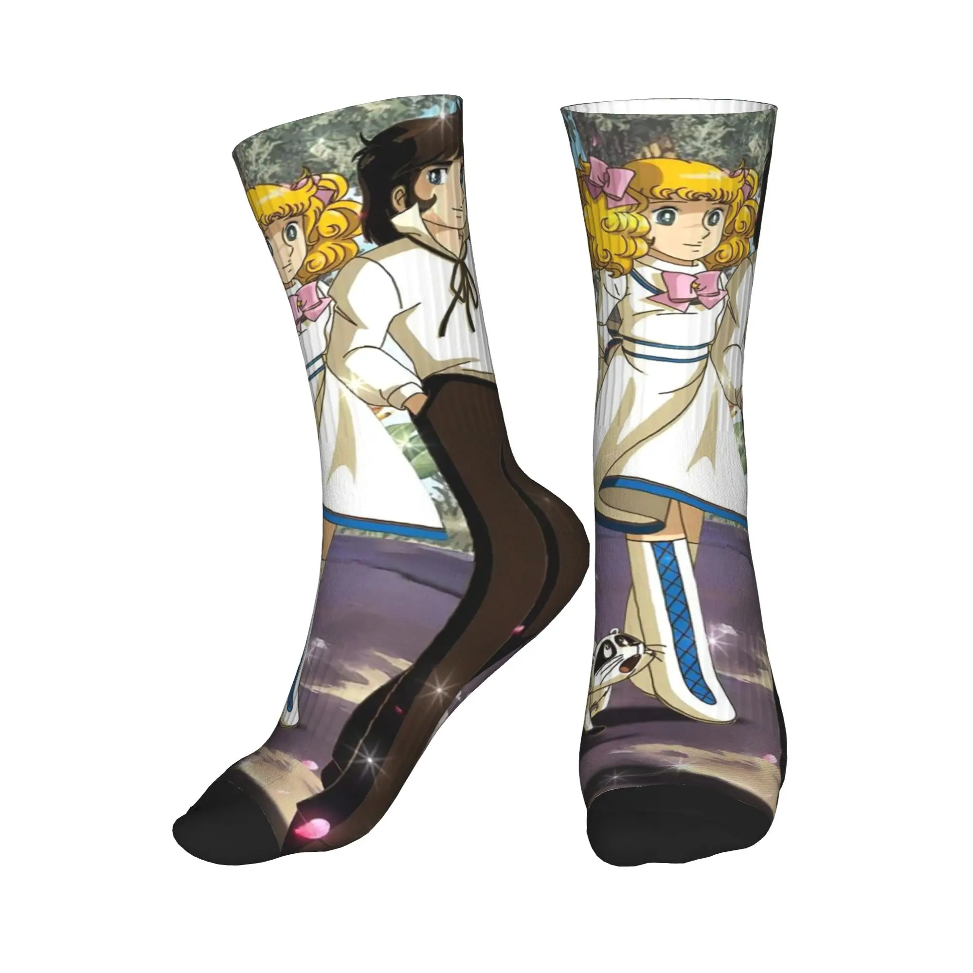 

Носки-трубы средней длины All Seasons Candy Candy Anime Sport, супермягкие повседневные носки для мужчин и женщин
