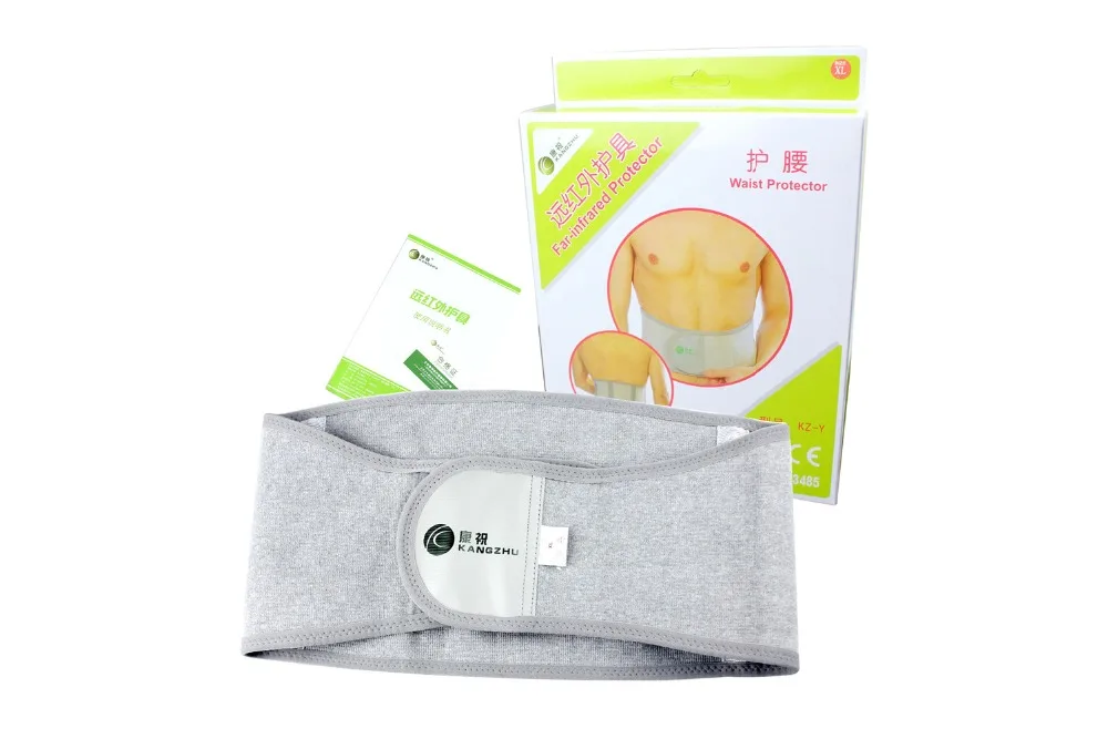 Kangzhu Medical Far infrared ray Lumbar Support Fever Traction Device Auxiliary Treatment Adjustable Therapy Waist Belt Back