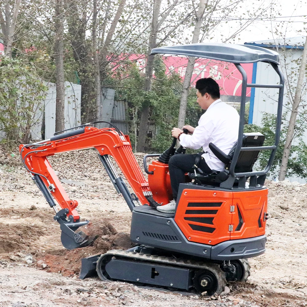 1 Ton 2 Ton 3 Ton 6 Ton Mini Excavator Micro Digger Ground Digger Machine Extremely 12 PLUS