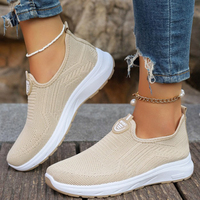 Women's Sneaker Slip On Women Sneakers Breather White Shoes Women Casual Sneaker Sports Shoes Comfortable Vulcanize Shoes Female