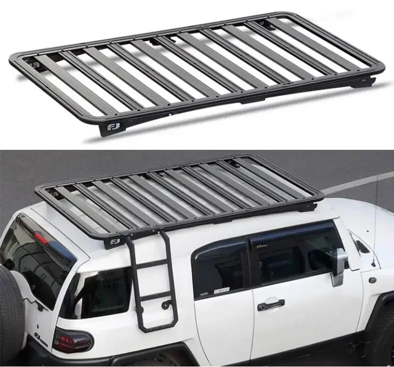 Roof Racks Fit For TOYOTA FJ CRUISER 2007-2020 Top Roof Rack Rail Luggage Cross bar Boxes Ladder Step Ladder