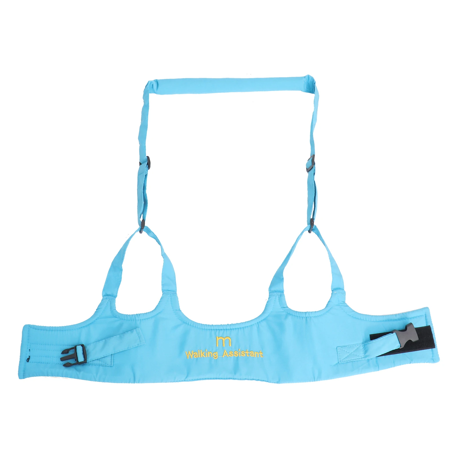 Handheld Baby Walker Helper Kid's Safe Walking Harness Blue Adjustable Soft Cotton Reduces Back Pain Handheld Blet