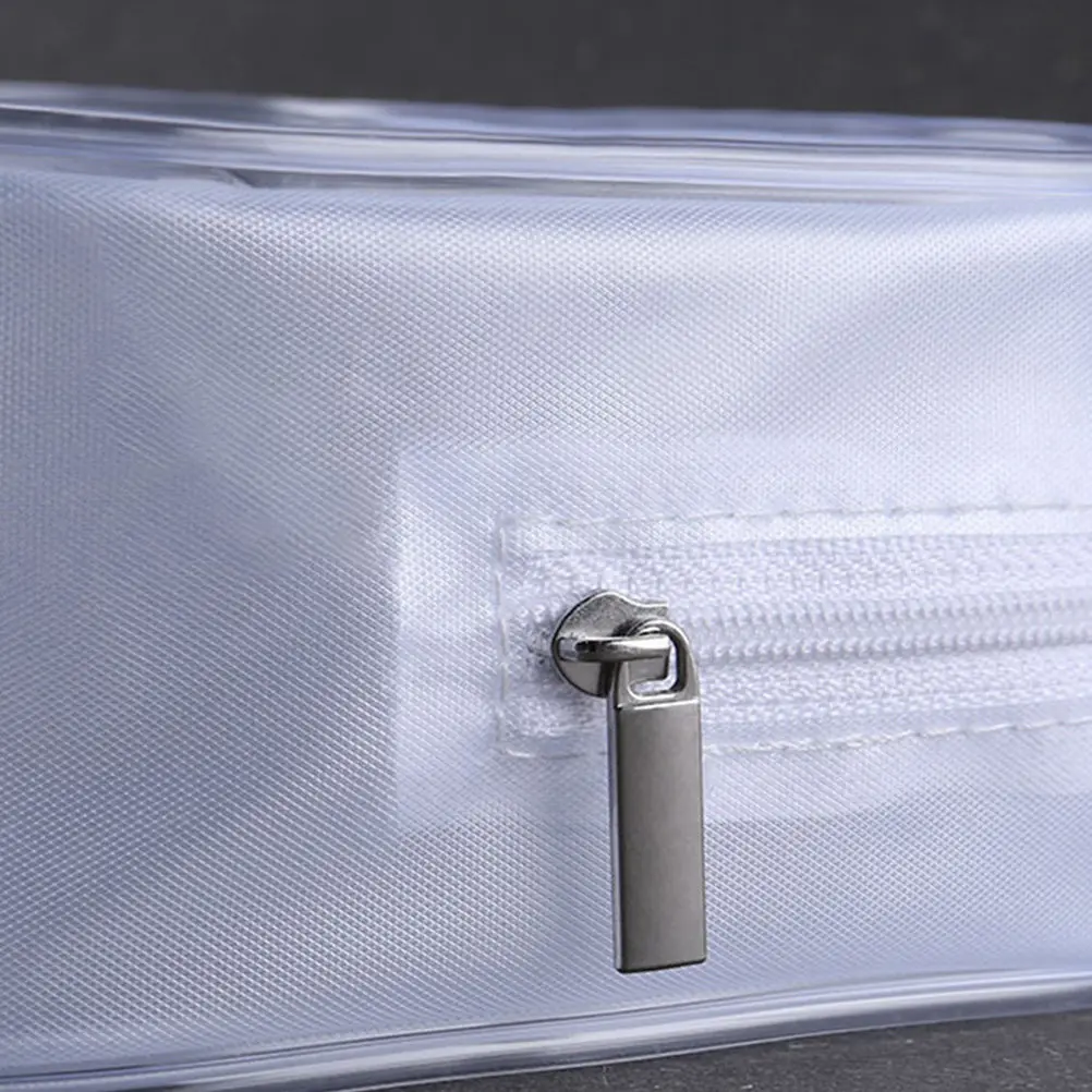 

6 шт. прозрачных водонепроницаемых сумок из ПВХ, легкие, для хранения дорожных принадлежностей, органайзер для косметики, прозрачная сумочка для косметики