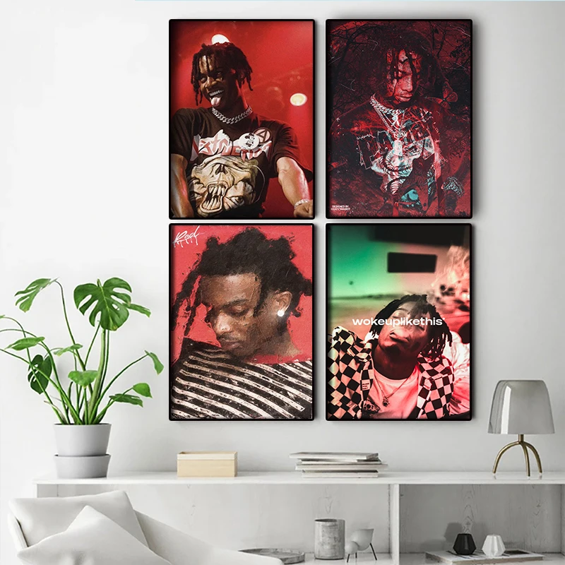 الهيب هوب مغني الراب ستار Playboi Carti الملصقات ألبوم الموسيقى صورة جمالية لغرفة بار قماش اللوحة الشمال الفن جدار ديكور المنزل