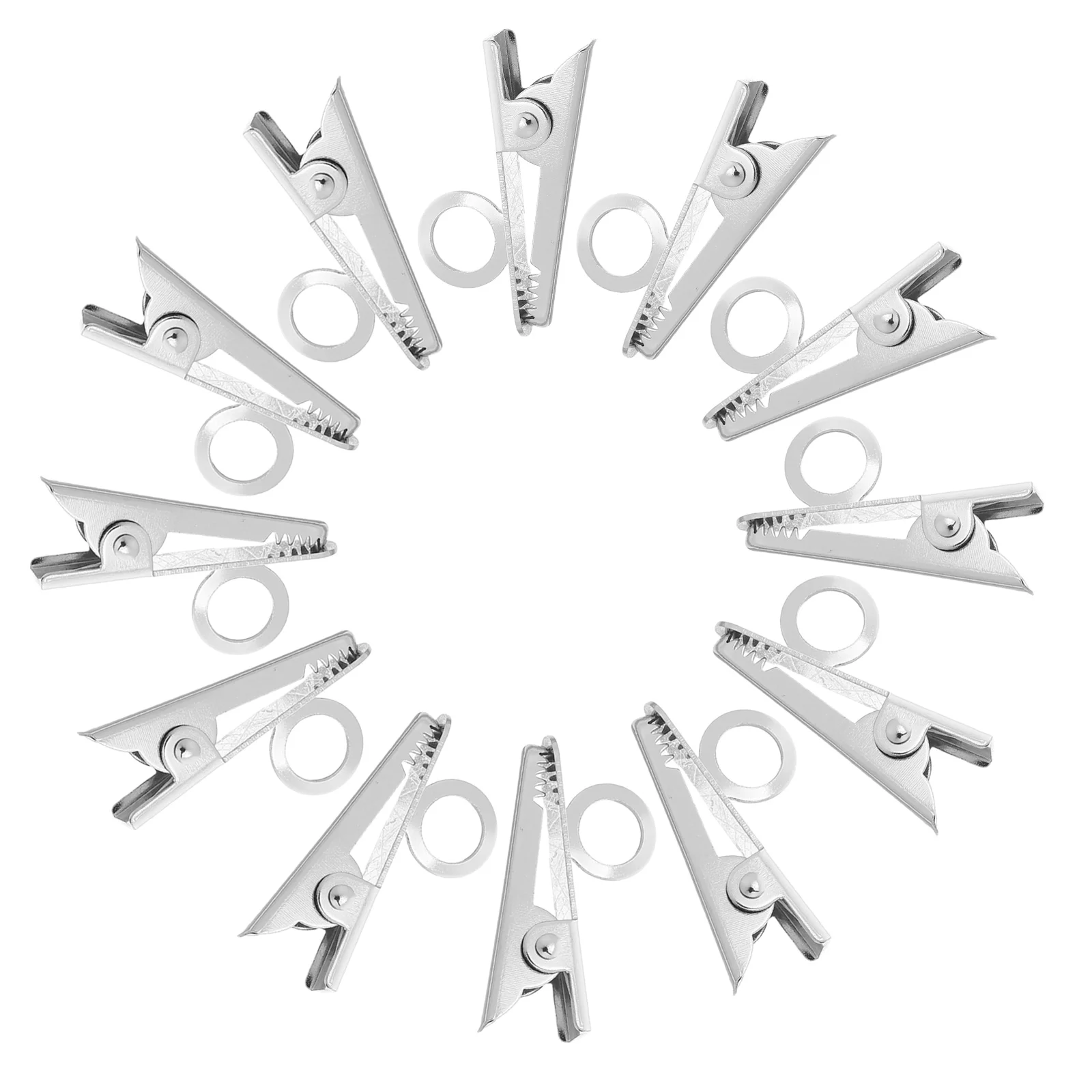 

20 Pcs Lavalier Microphone Clip Replacement Accessories Clip-on Collar Iron Lapel Audio