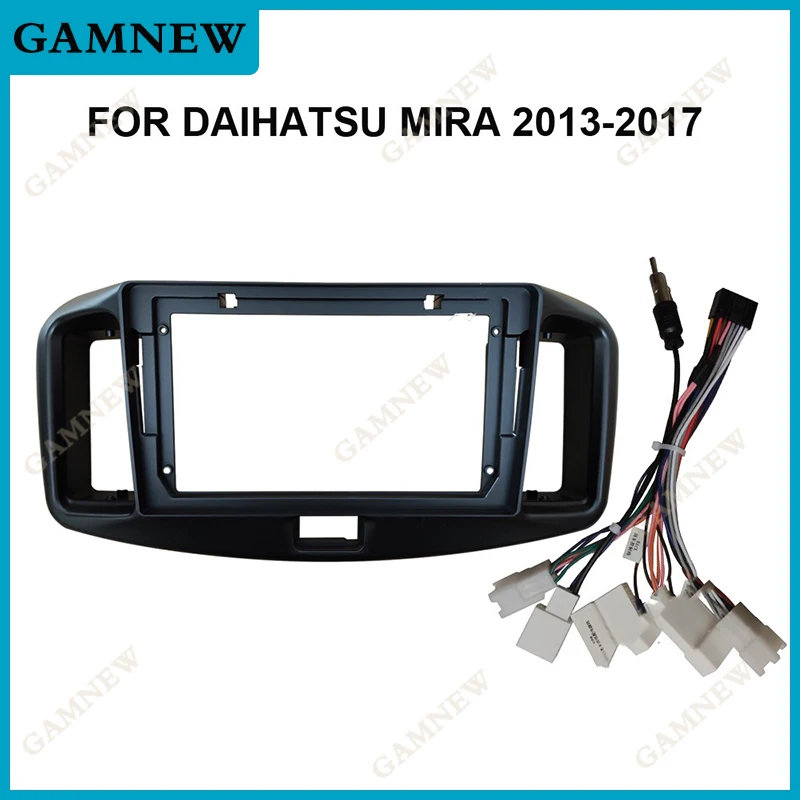 9 INCH Car Audio Frame For 2013-2017 DAIHATSU MIRA GPS Navigation Fascia Panel Radio Plastic Frame Fascia Kit