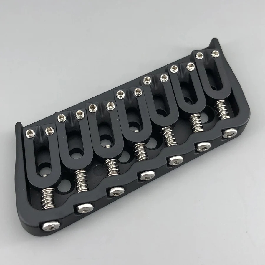 7 Strings Multi-scale Guitar Bridge Guitar Accessories Black