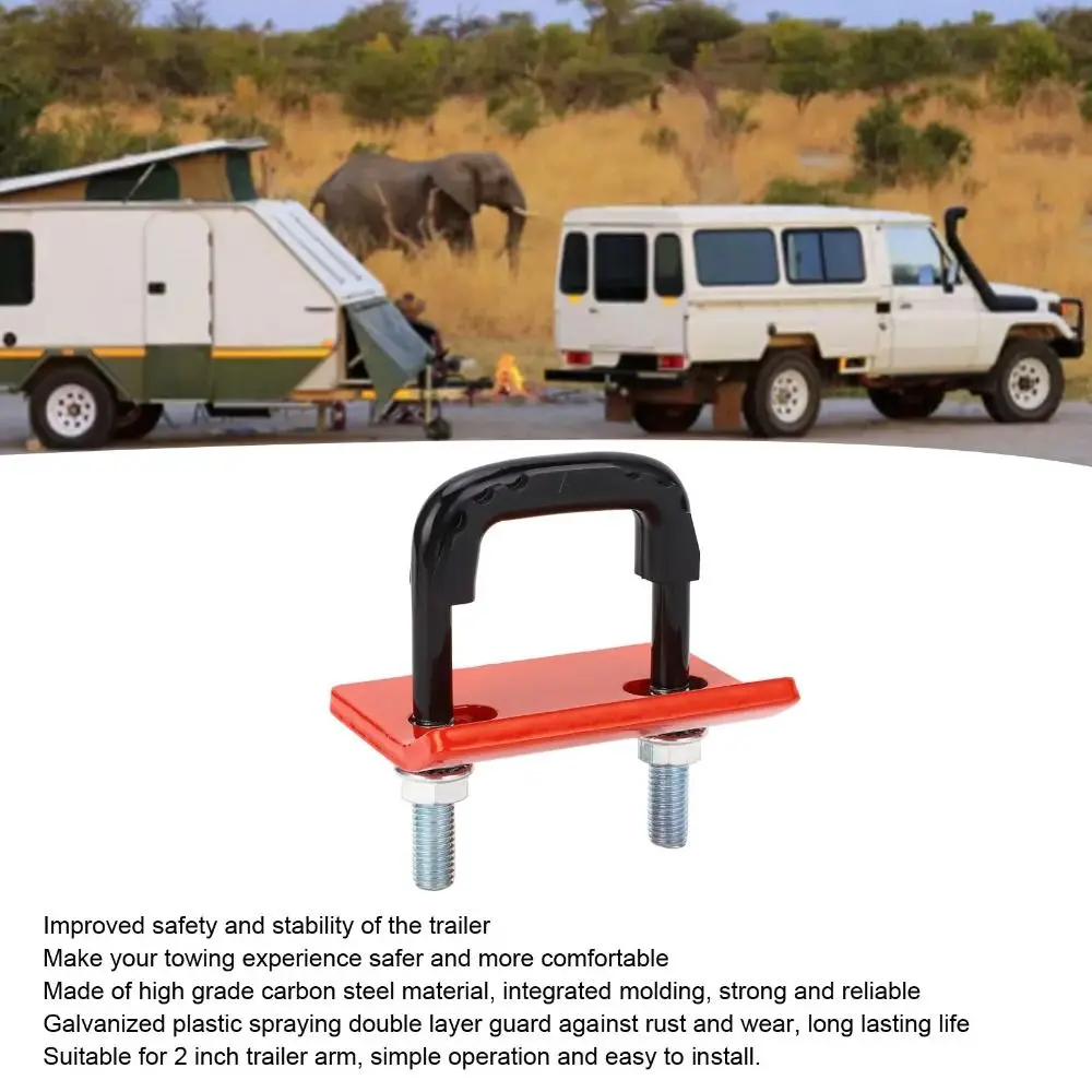 Carbon Stee Trailer Tightener Durable Tow Vehicles Anti Rattle Clamp Towing Equipment Trailer Couplings Stabilizer RV