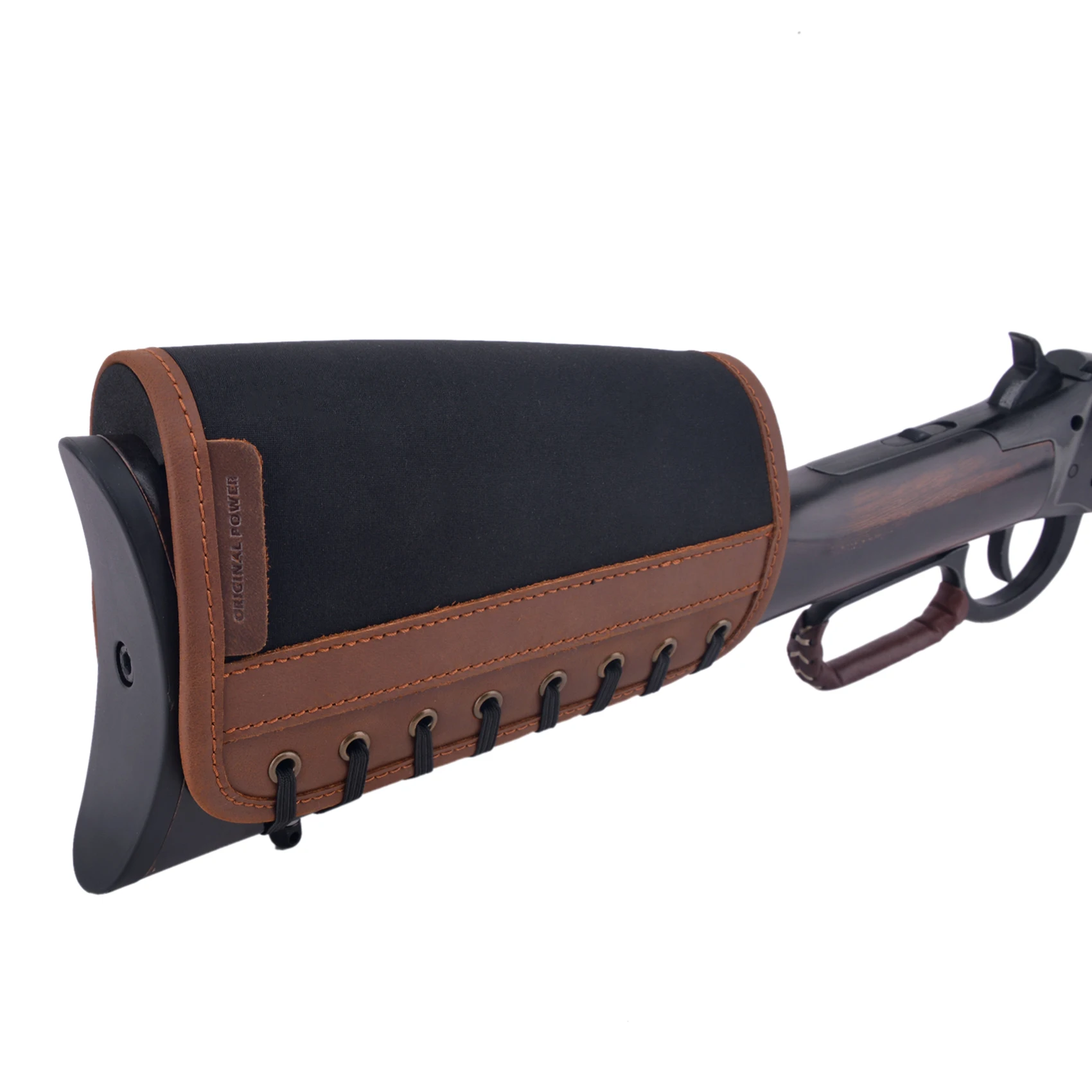 Leather Rifle Cheek Rest Riser Pad Tactical Shotgun Buttstock With 3pcs Adjustable EVA Foam For Shooting Hunting Gun Accessories