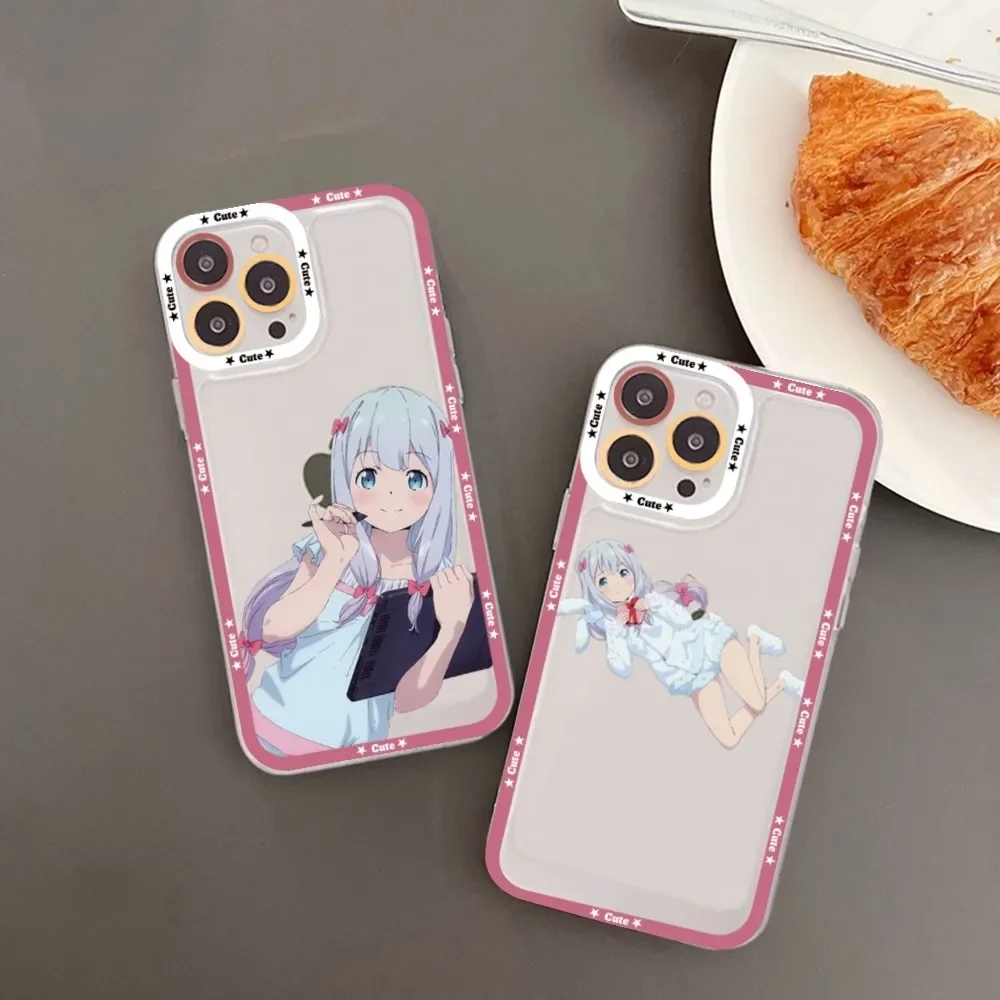 Cute Girl Izumi Sagiri Phone Case For Redmi 7 8 9 A For Redmi Note 5 7 8 9 10 11 Pro Max 4G 5G Funfas