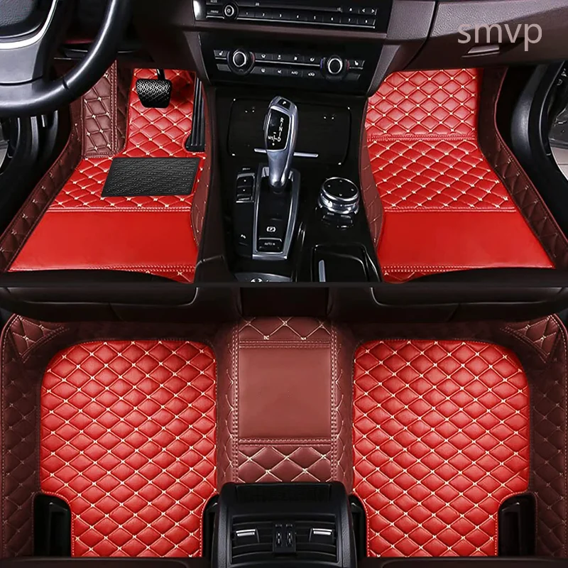 

Car Floor Mats Carpets for BMW X3 2010 2009 2008 2007 2006 2005 Auto Interior Accessories Waterproof Leather Foot Pads Custom