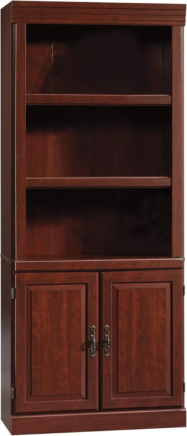 Heritage Hill Library met deuren/boekenplank, L: 29,80" x B: 12,99" x H: 71,26", klassieke kersenafwerking