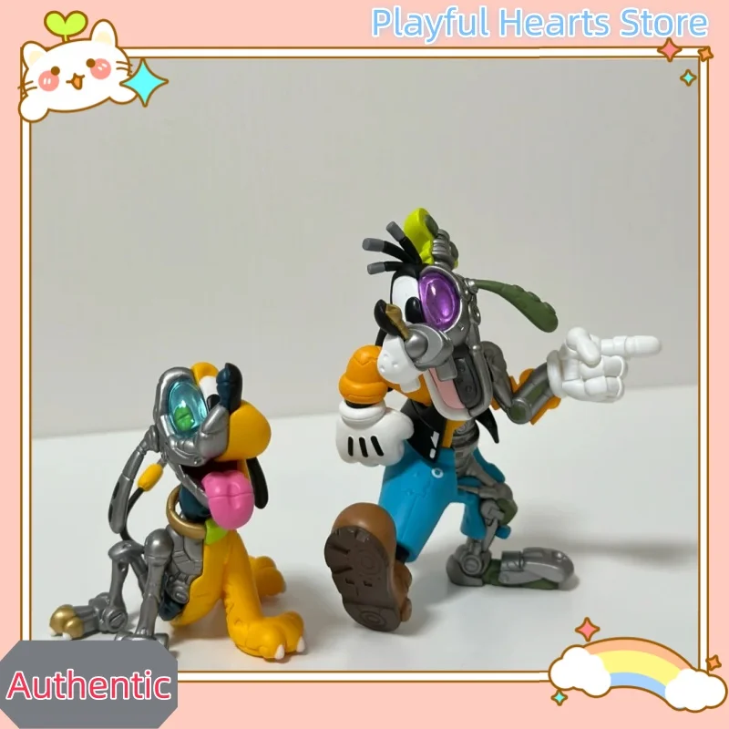 Boîte aveugle série semi-mécanique Mickey et ses amis, ornements de bureau créatifs et mignons, figurines d'action à collectionner tendance, cadeaux