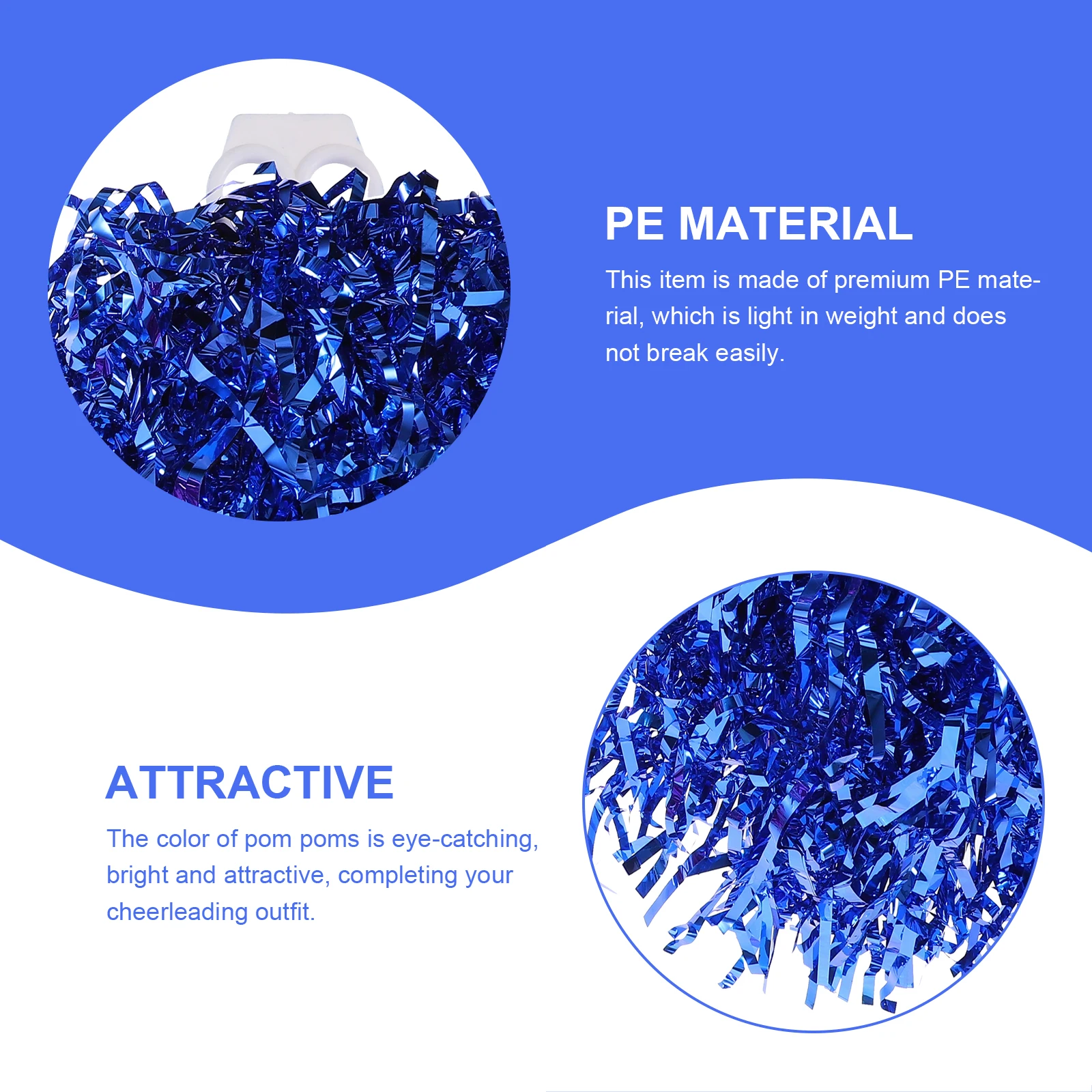 

4 шт., помпоны для болельщиков, яркие цвета, спортивный танец, реквизит для черлидинга, стадион, вечеринка, гимнастика, дизайн ручки