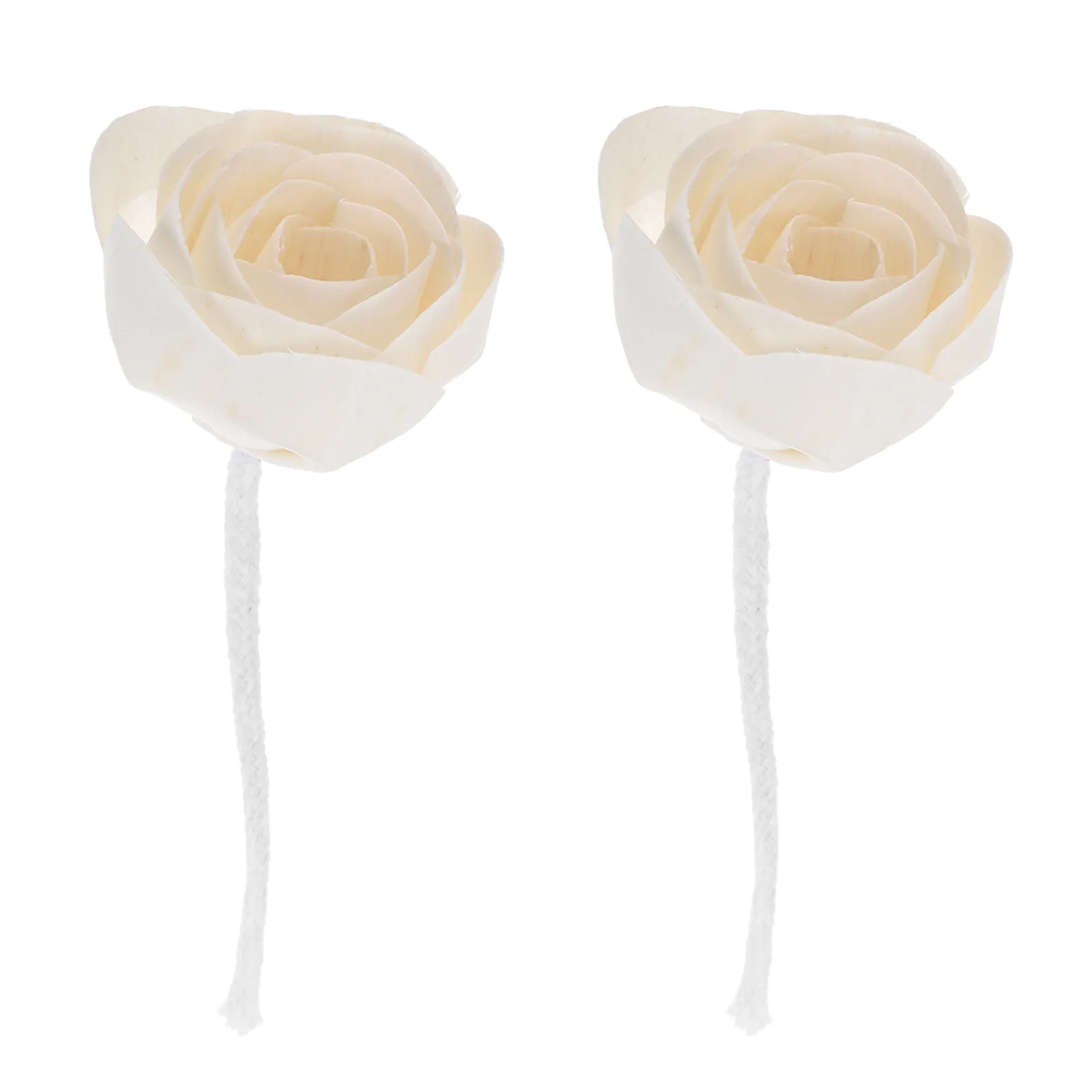 

2Pcs Fragrance Diffuser Flowers with Cotton Wick - 6 Inch Rose Scented Diffuser for Bedroom Bathroom Office Spa Decor