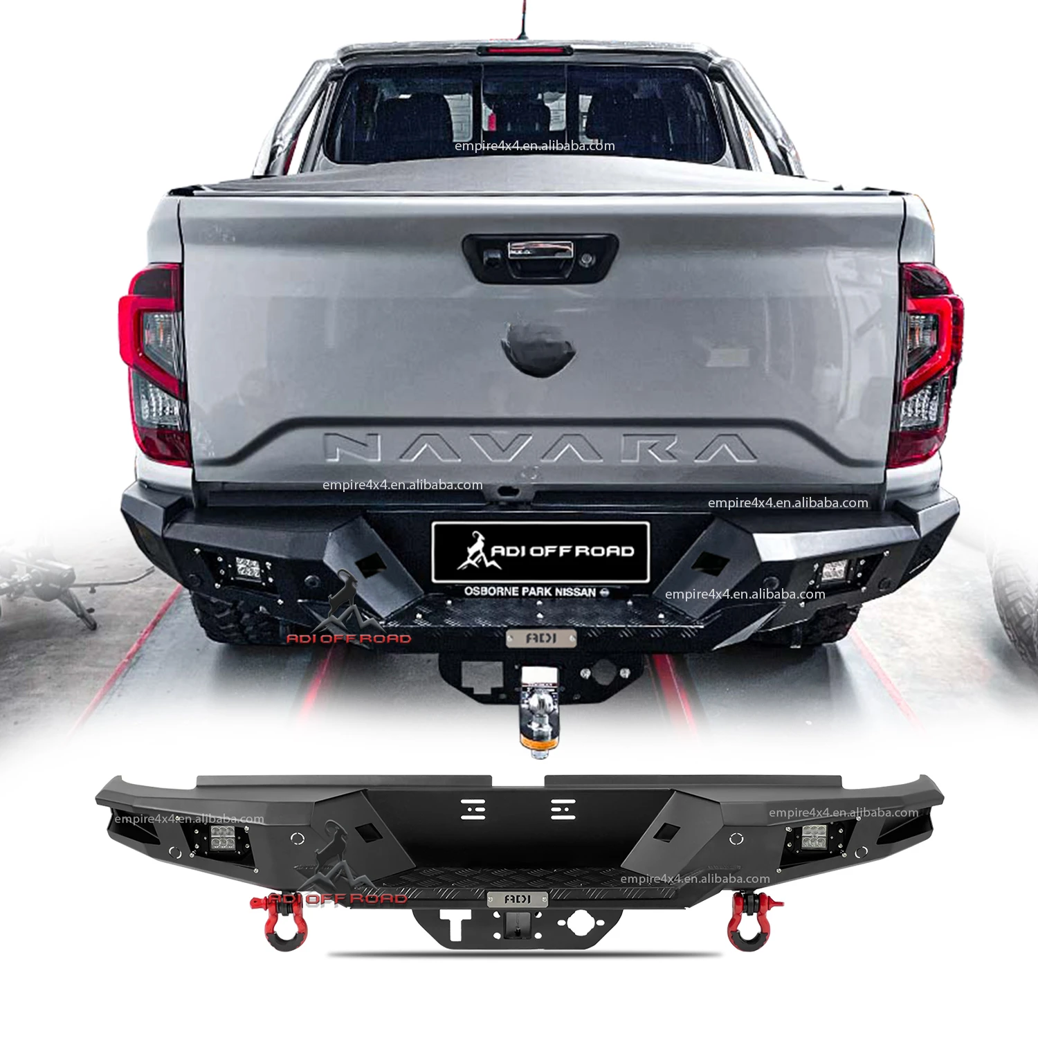 

4x4 pickup Steel bullbar front bumper rear bumper roll bar side step for NISSAN NAVARA NP300 FRONTINER D40 2007~2023