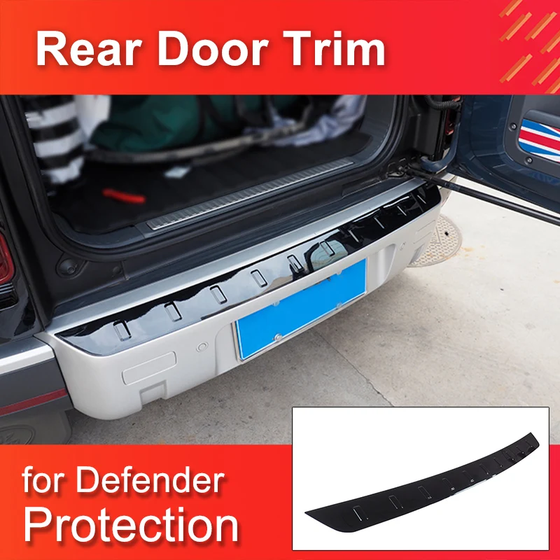 

Rear Door Trim for Land Rover Defender 90 110 2020-2023 Tailgate Guard Boot Protection Plate Anti Scratch Pedal