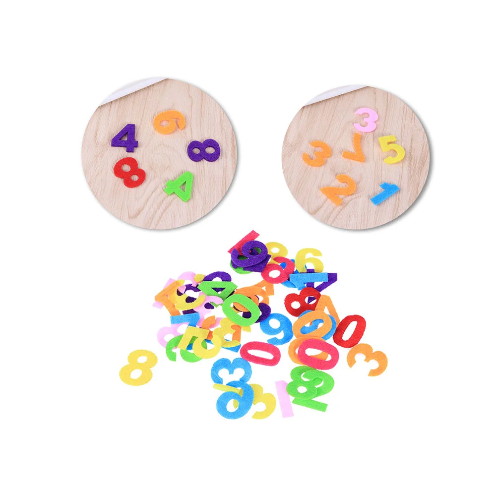 

200 Pcs Felt Numbers Toys Letter Ornament Accessories for Kids Letters Clothing