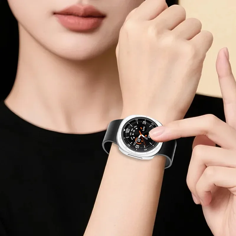 Samsung Galaxy Watch 8 44mm用シェルホロースケールカバー、アクセサリーPCケースバンパー、Samsung Watch8 40mm用ベゼルリングケース