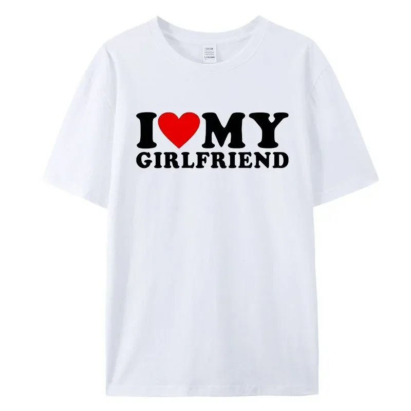 I Love My Boyfriend Clothes I Love My Girlfriend T-Shirt Men So Please Stay Away From Me Funny BF GF Saying Quote Gift Tee Tops