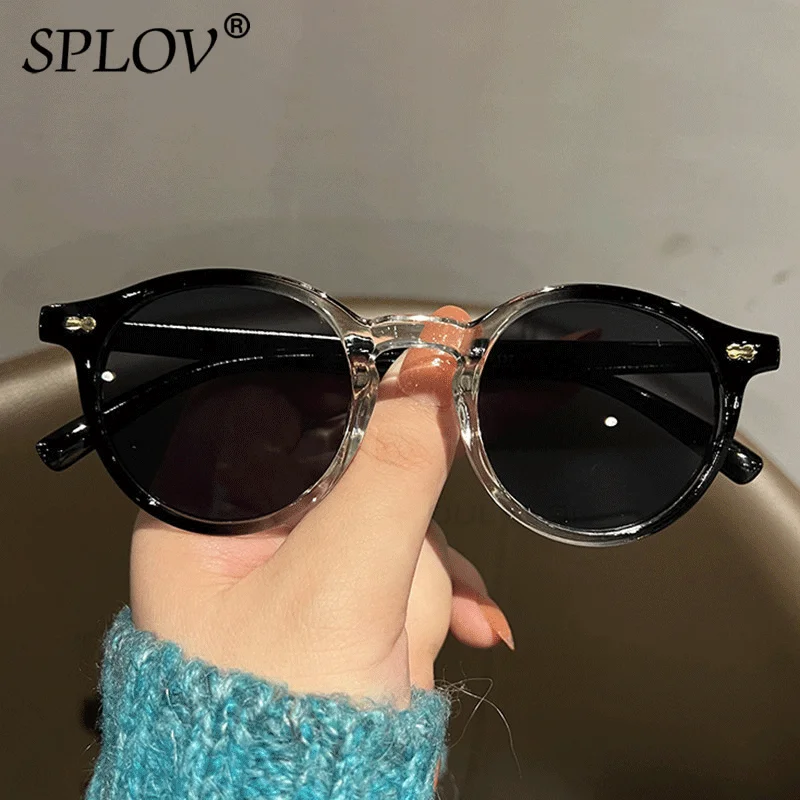 Trendy Round Sunglasses Women Men Luxury Brand Small Vintage Ladies Sun Glasses Yellow Black Driving Shades UV400 Eyewear