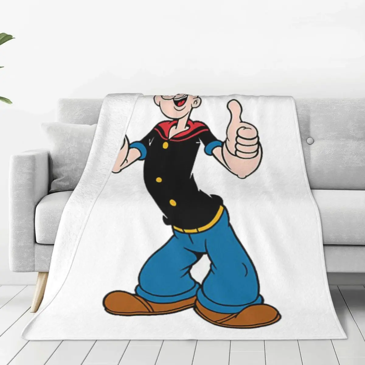 POPEYE THE SAILOR MAN Blanket Fleece Multi-function Throw Blankets Sofa Throw Blanket For Couch Bedding Office Throws Bedspread