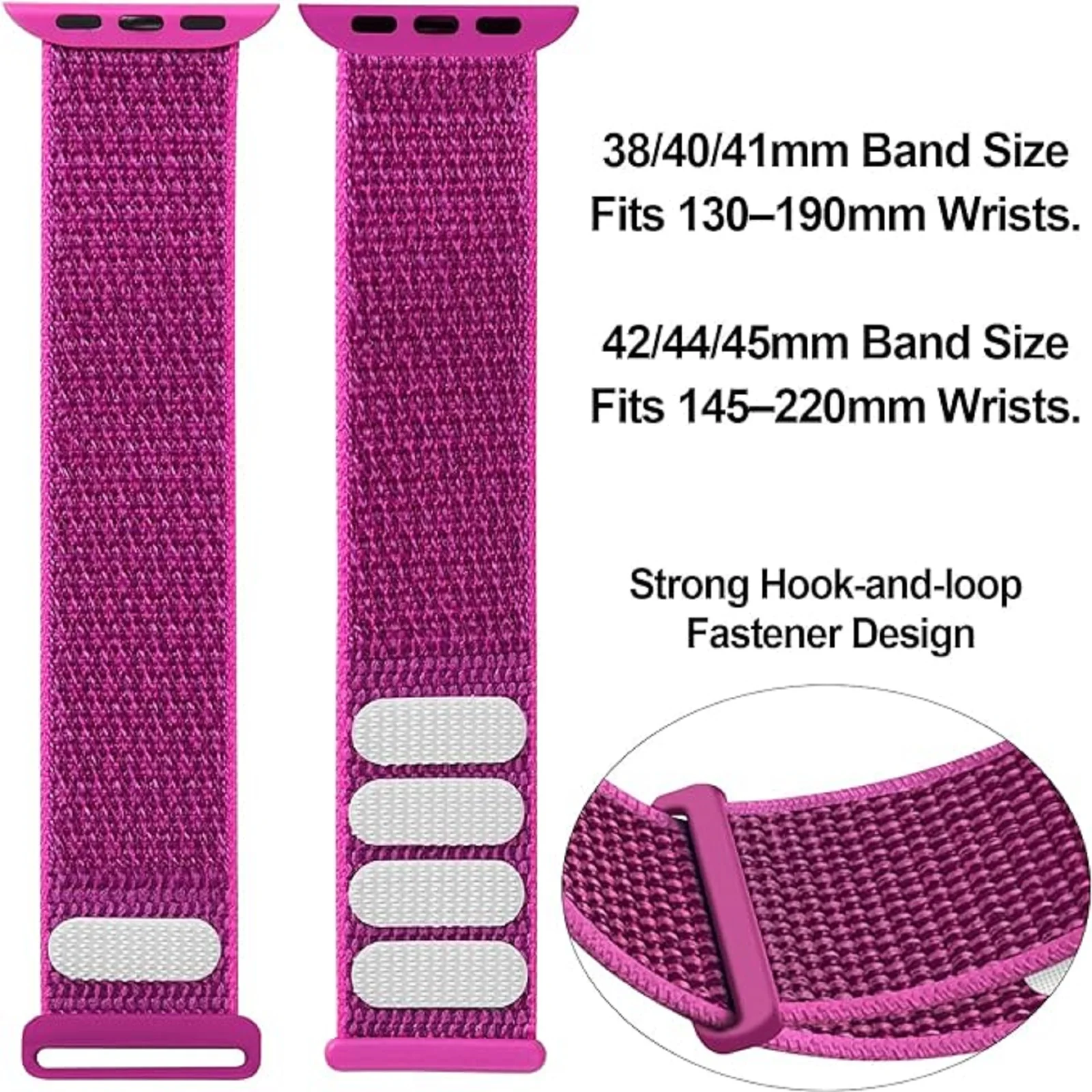 3Pcs Nylon Band for Apple Watch Strap 49mm 45mm 41mm 44mm 40mm 42mm 38mm Adjustable Elastic Bracelet iWatch Ultra Series 3 4 5 S