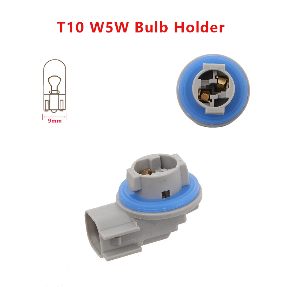 1x For Dodge Durango Jeep Compass Patriot T10 W5W Bulb Holder Tail Light Socket Accessories