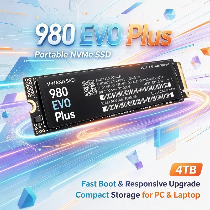 High Speed 980 EVO Plus M.2 2280 SSD Internal Solid State Drive 500GB 1TB 2TB 4TB Storage Upgrade Laptop & Desktop