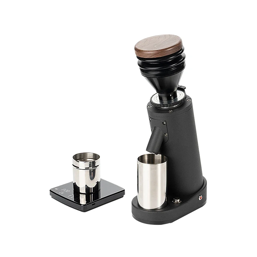 Electric Espresso Titanium Conical Burr Coffee Grinder Electric Mill Bean Grinder No Residue Powder Grinder