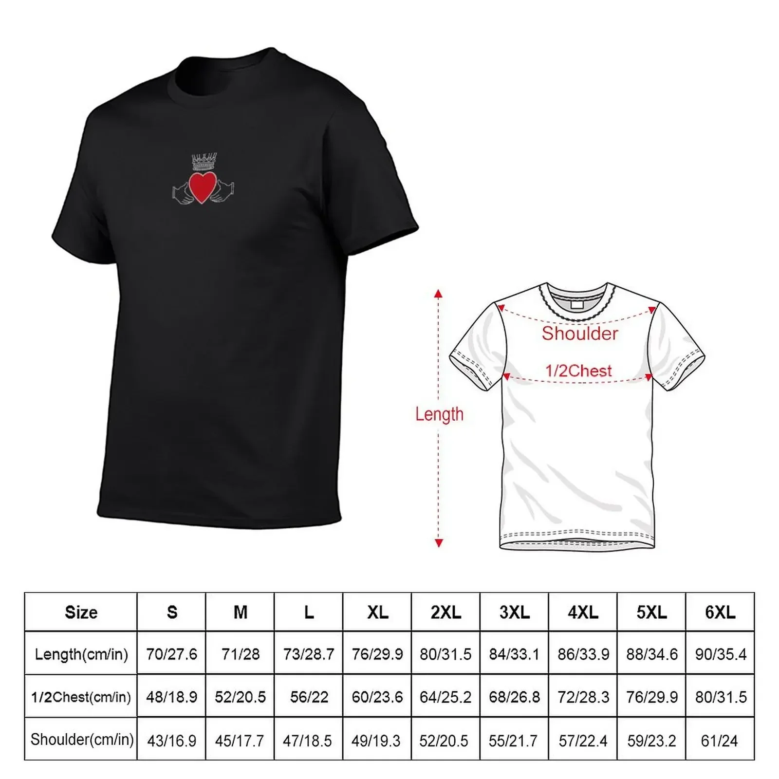 Simple Minds Claddagh - grey red T-Shirt aesthetic clothes essential t shirt basketball graphic tees plus size tops mens t shirt