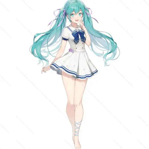 الظاهري YouTuber A.I.Channel Kizuna AI الاكريليك حامل أنيمي نموذج عمل الشكل حلية اكسسوارات نماذج سطح المكتب الحلي