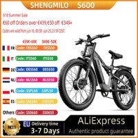 Shengmilo S600 Adult 2000W Men's E-Mountain ebike with Two Motors, 48V17.5AH840WH Battery,26 Inch Wide Tyre Men's Electric Bike