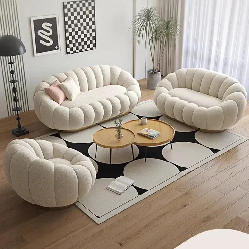 

European Minimalist Living Room Sofa Modern Reception Lounge Italian Living Room Sofa Corner Adults Divano Soggiorno Furnitures