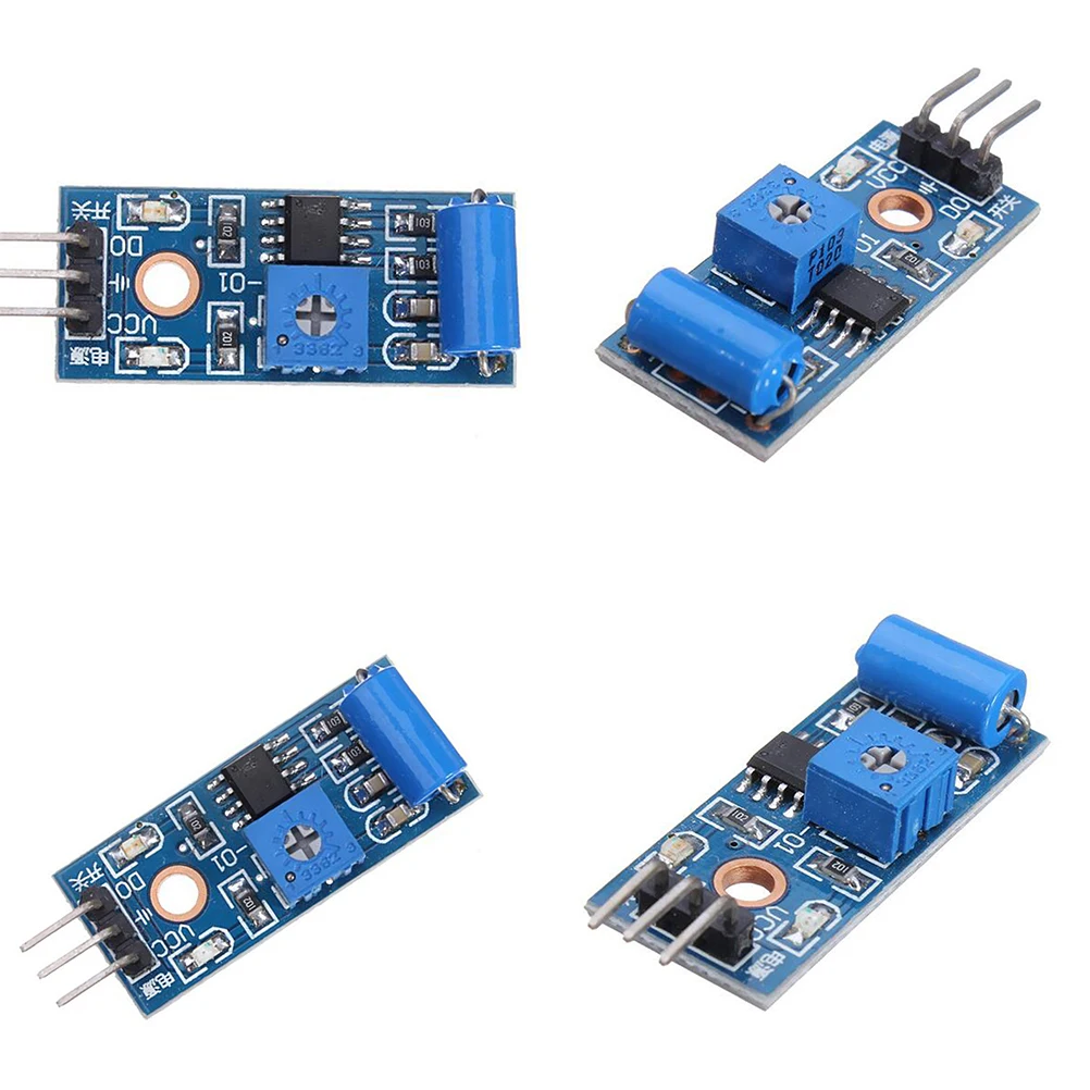 

Vibration Sensor Module Normally Closed Type Fixed Bolt Hole Convenient Installation Clean Signal Waveform Strong Driving