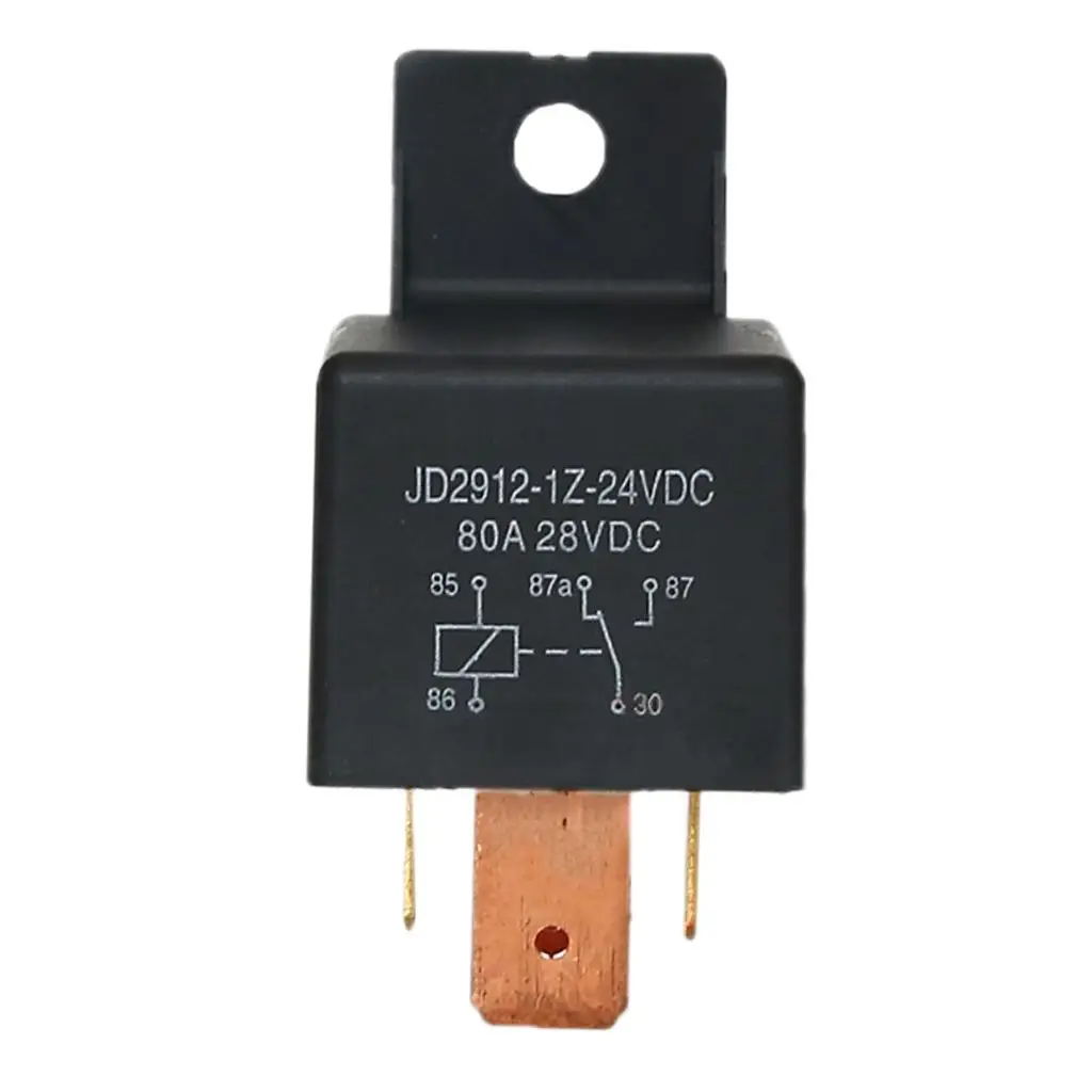 SPDT 5pin Change over Relay High Power Pure Copper Voltage Control Socket for Car Motorcycle Automotive System