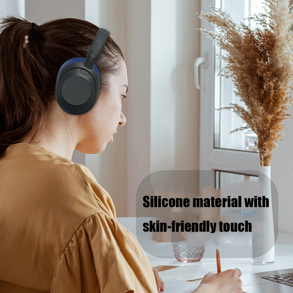 for Sony ULT WEAR Headphone Cover Wear-resistant Silicone Cover Headset Accessories Blue Black White