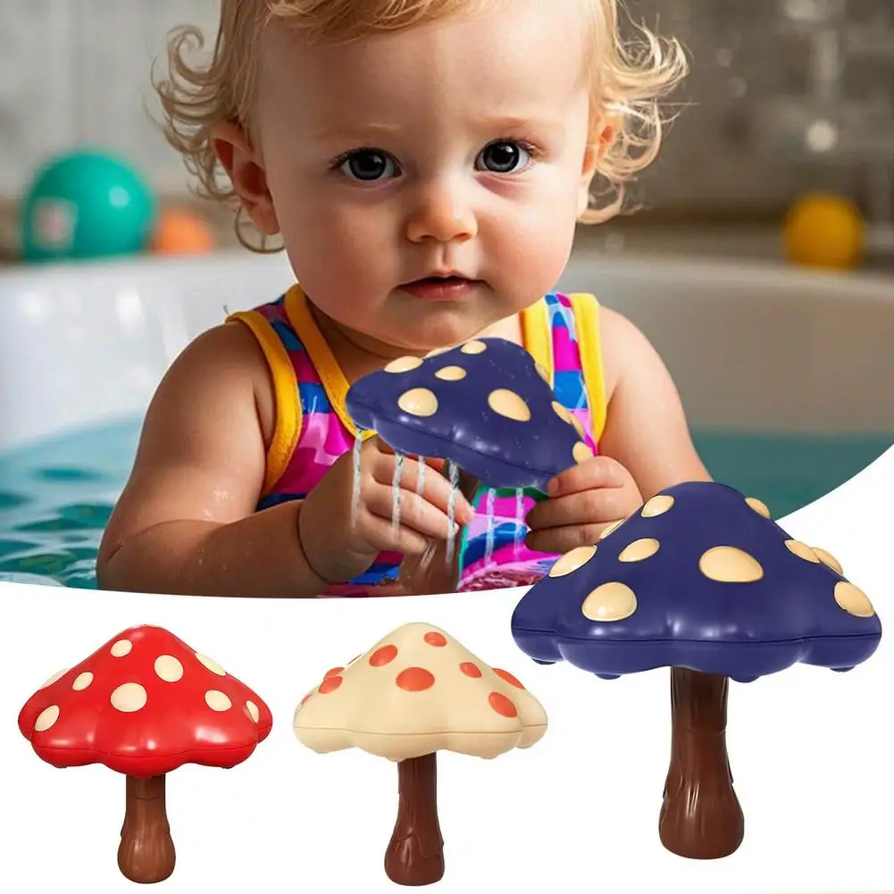 Bathing Toys for Kids 3 1 Mushroom Bath Toy Set Spinning Gyro Shower Head Tub Toy Water Play Ornament for Boys for Children
