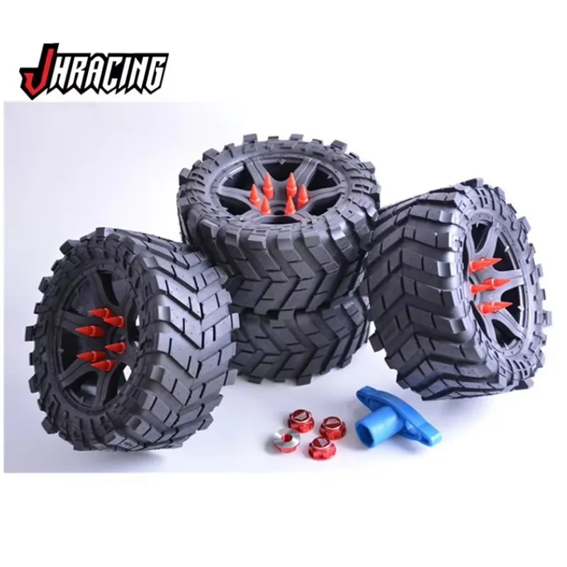 MadMax Wide & Thick Off-Road Wheel Set with Adapter Nut and Tool for 1/5 TRAXXAS X-MAXX