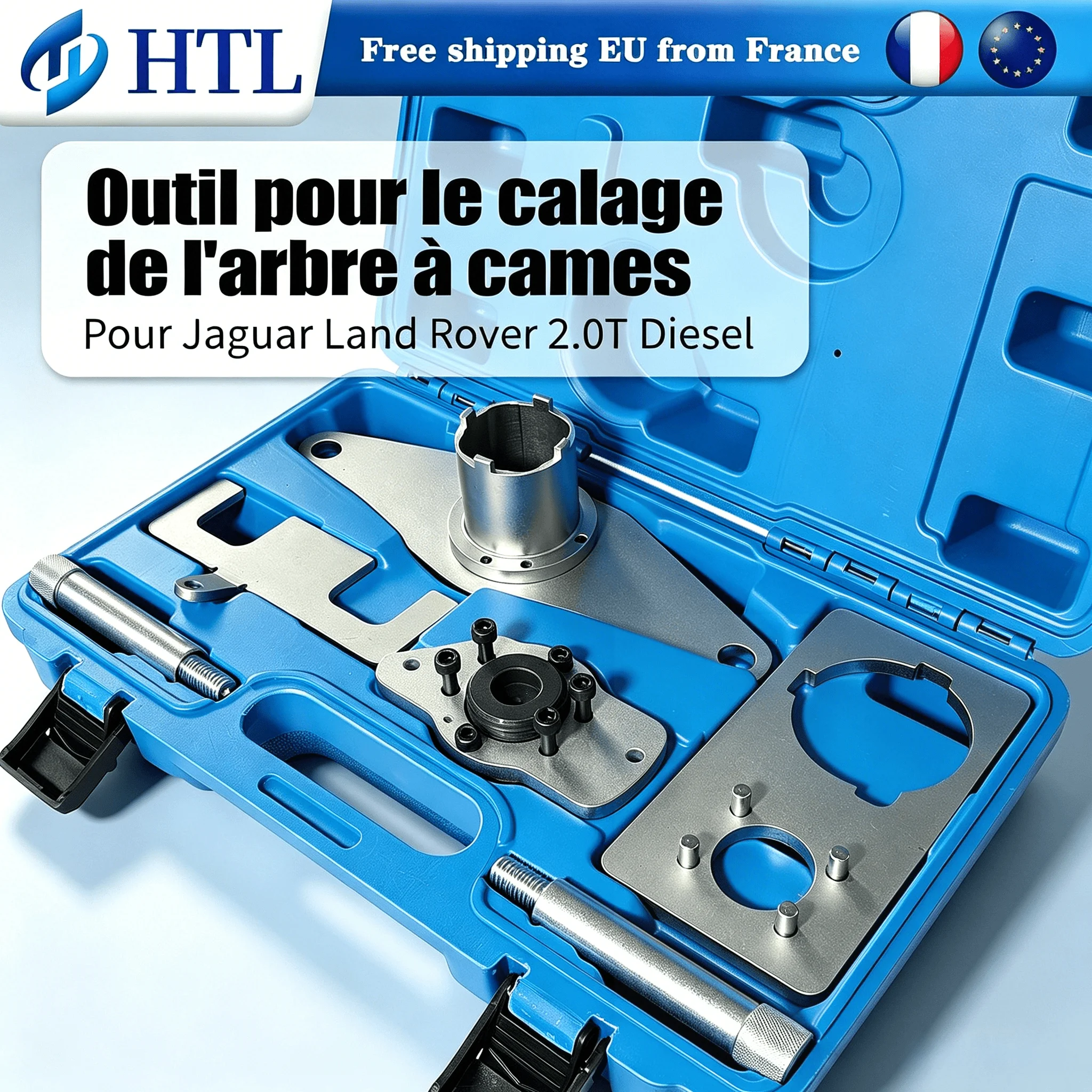 Kit Outils Calage Distribution Arbre à Cames pour Jaguar Land Rover 2.0T Diesel AJ200D Remplace 303-1625 303-1627 303-1630 303-1631