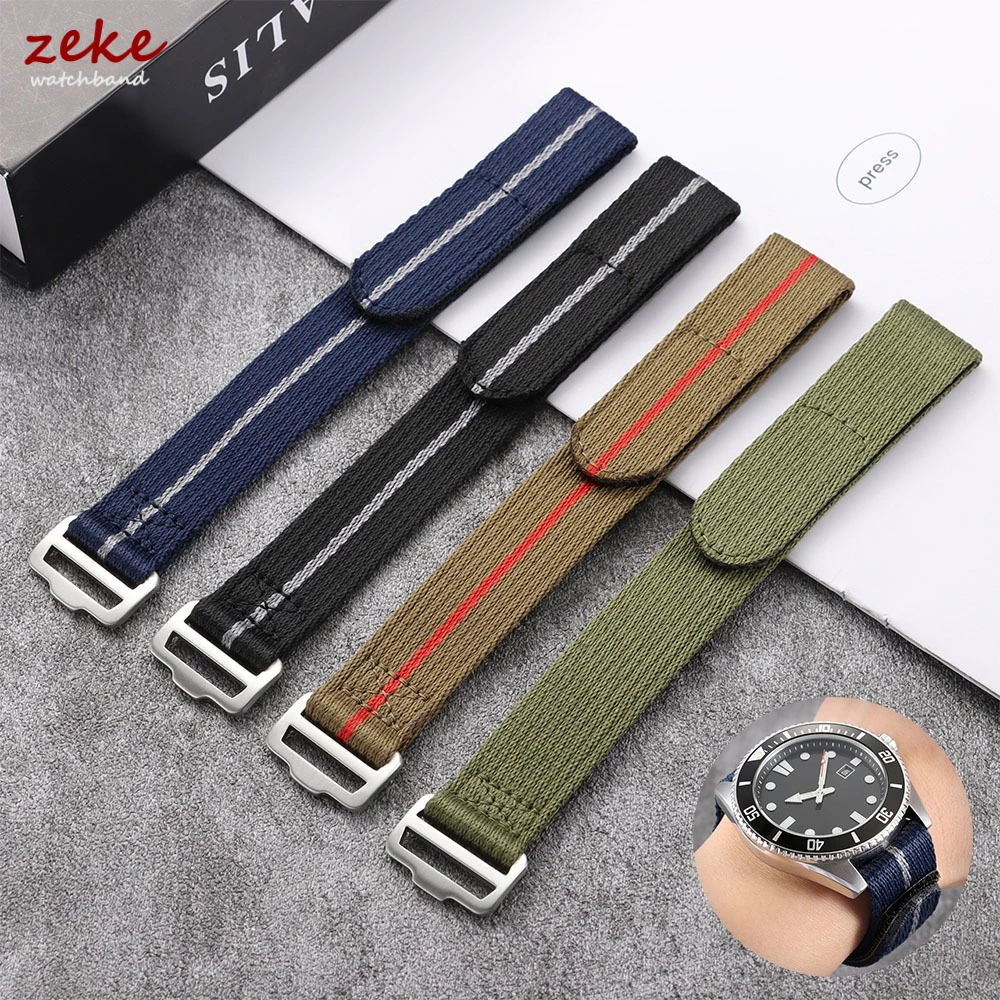 20mm 22mm Nylon Fabric Watch Band Universal Sports Wristband Sailcloth Bracelet for Rolex for Seiko Nylon Canvas Strap for Tudor