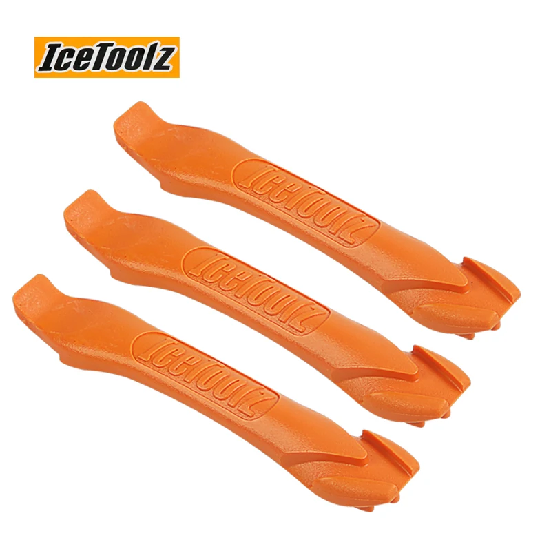 ICETOOLZ 3PCS Bicycle Tire Levers Ultralight MTB Road Bike Wheel Repair Tool Smart V Shape Cycling Tyre Lever Opener Accessories