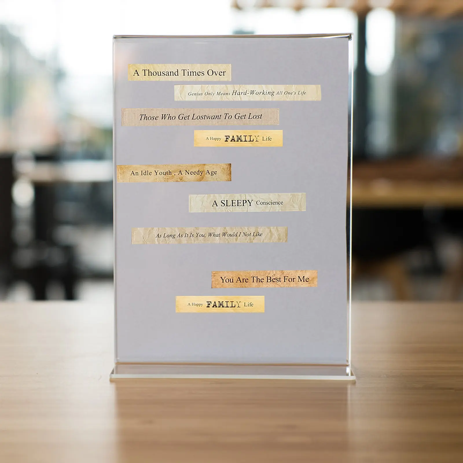 

3 упаковки ретро-наклеек с английскими словами, винтажные полоски для дневников, скрапбукинга, планировщиков, 12 листов, декоративные материалы для творчества