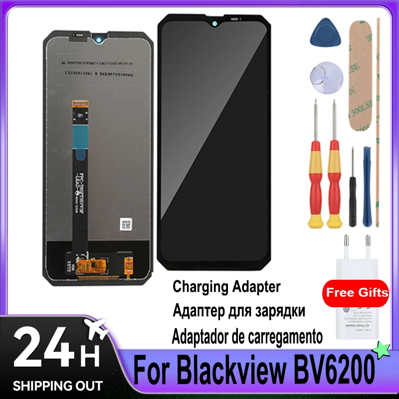 For Blackview BV6200 BV6200 Pro BV4800 LCD Display + Touch Screen Selectable Charger 5.0V-1.2A 6.0W Tool